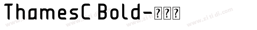 ThamesC Bold字体转换
